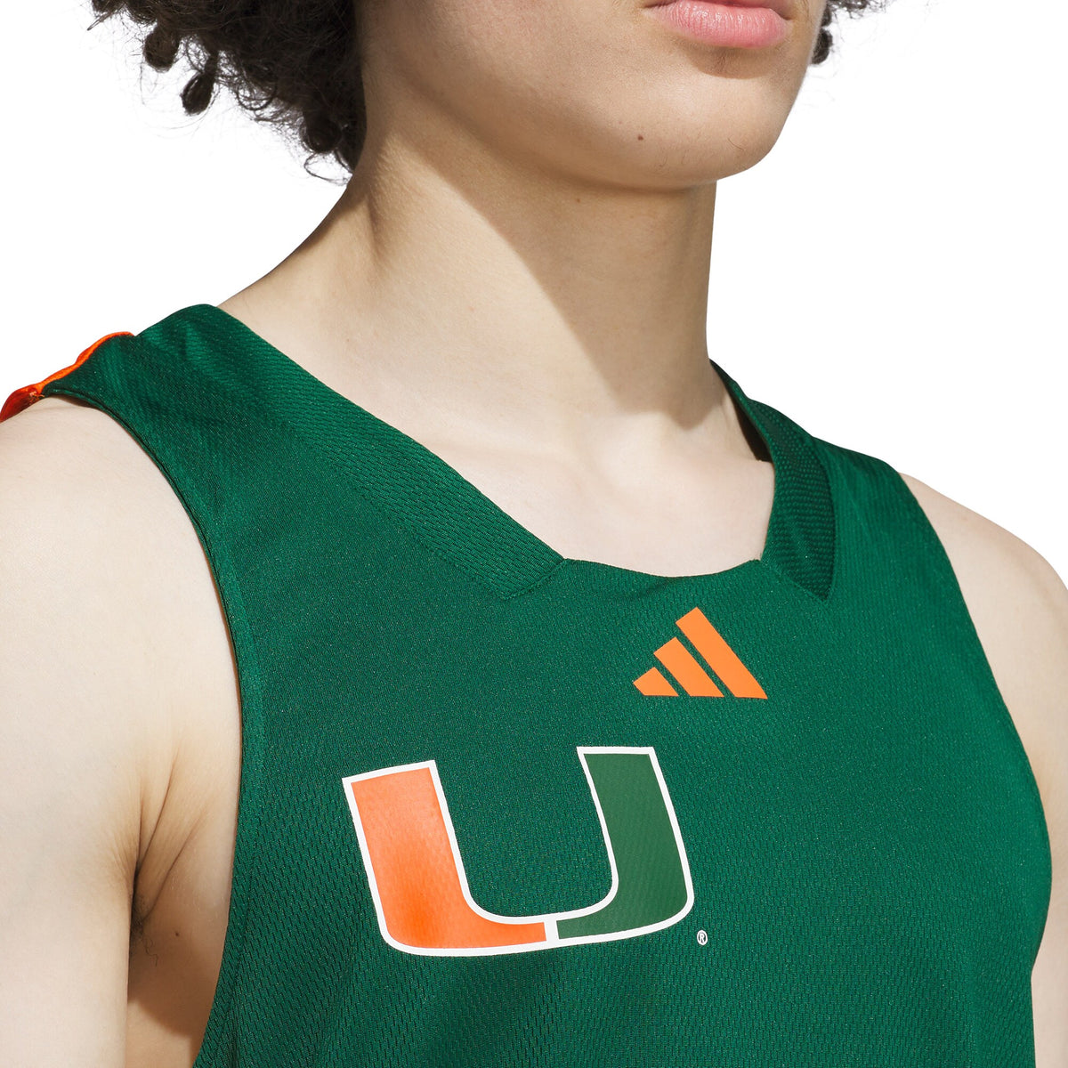 #1 Miami Hurricanes Black History Month Basketball Jersey - Green/Orange