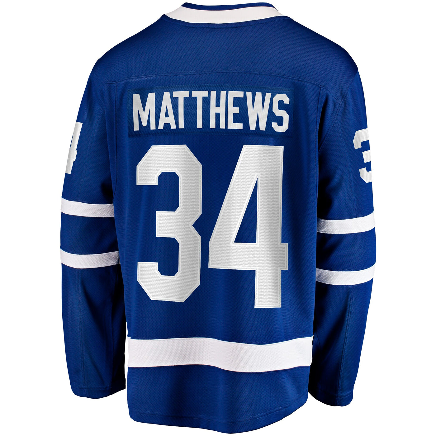Toronto Maple Leafs Auston Matthews Fanatics Blue Captain Patch Home Breakaway Player Jersey