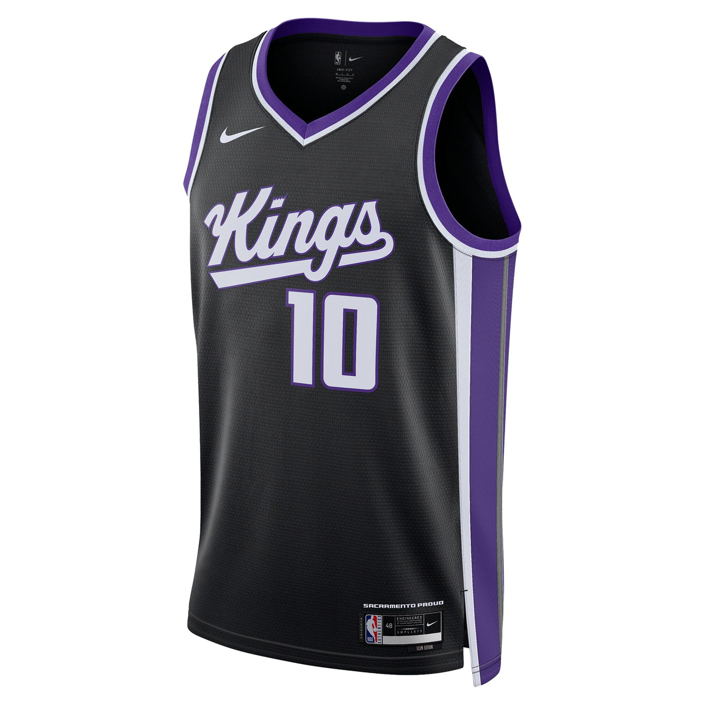Sacramento Kings Nike Icon Edition Swingman Jersey - Black - DeMar DeRozan