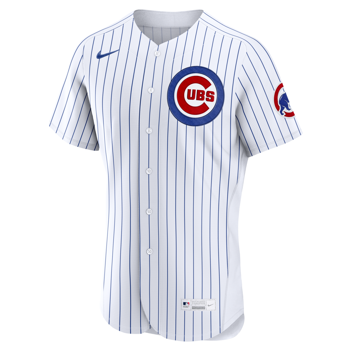 Chicago Cubs White Home Authentic Custom Jersey