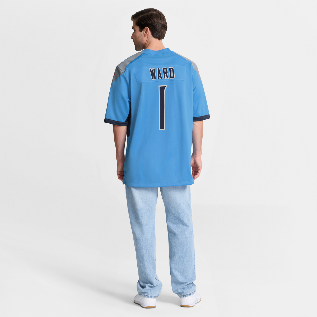 Tennessee Titans Cameron Ward Nike Light Blue Team Game Jersey