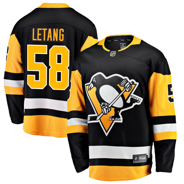Pittsburgh Penguins Kris Letang Fanatics Black Home Breakaway Jersey