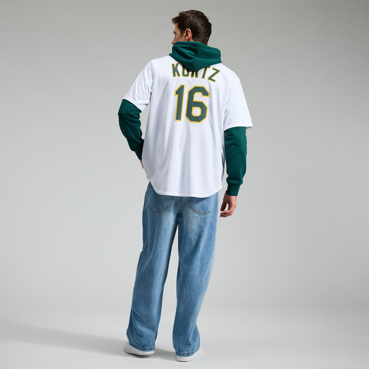 Athletics Nick Kurtz White Home Replica Player Jersey