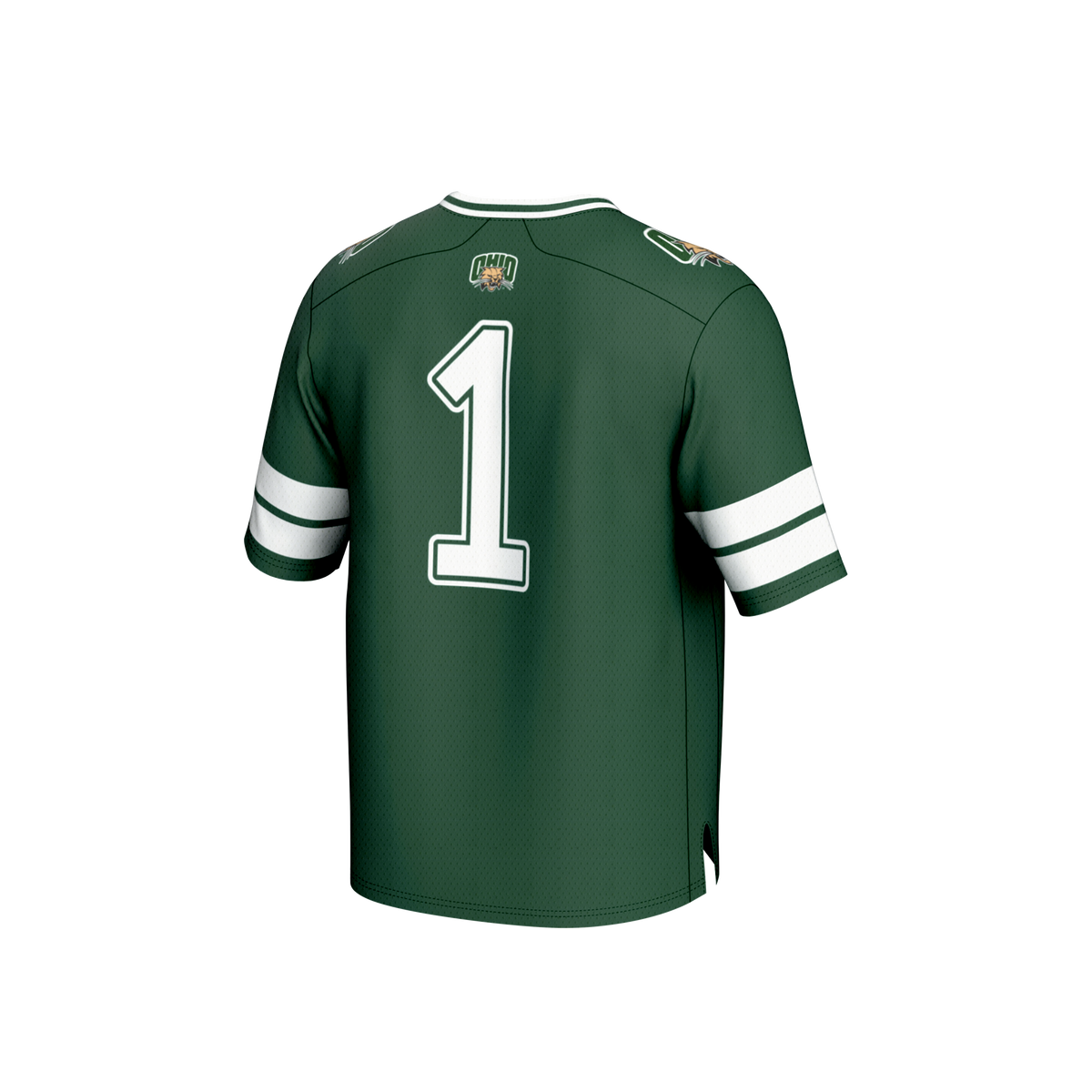#1 Ohio Bobcats GameDay Greats Lightweight Collegiate Football Fashion Jersey - Green