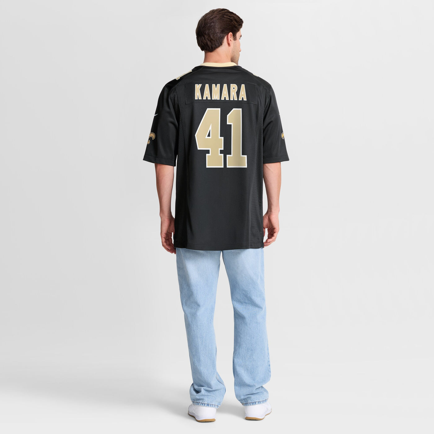 New Orleans Saints Alvin Kamara Nike Black Game Jersey