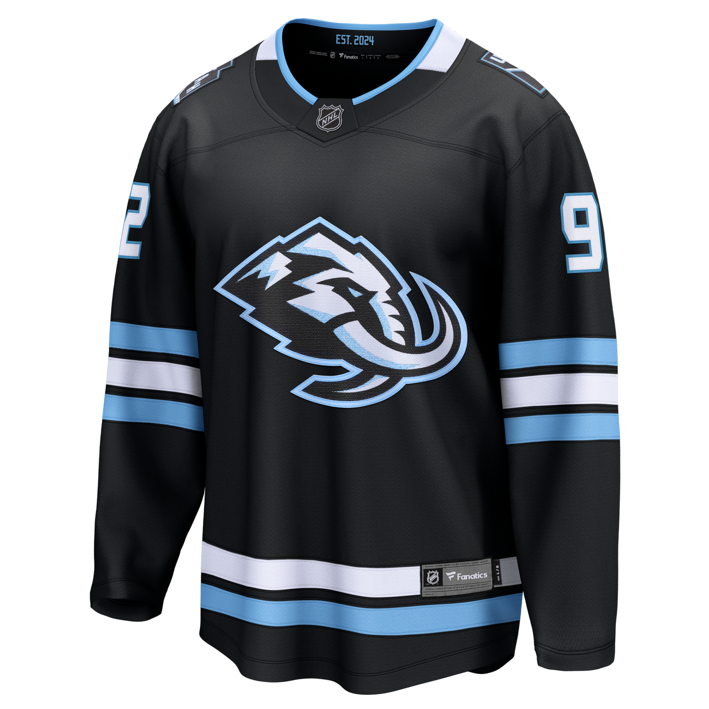 Utah Mammoth Logan Cooley Fanatics Black Home Breakaway Jersey