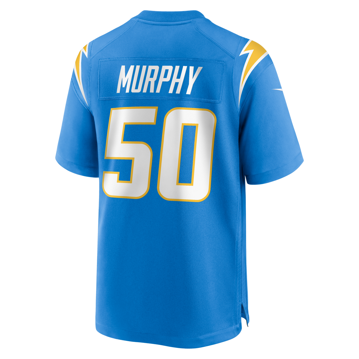 Los Angeles Chargers Caleb Murphy Powder Blue Team Game Jersey