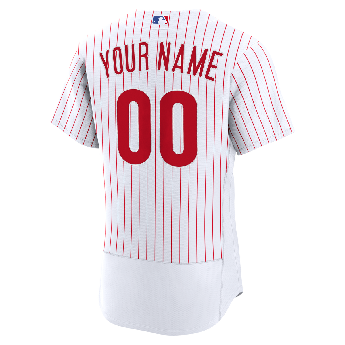 Philadelphia Phillies White Home Authentic Custom Jersey