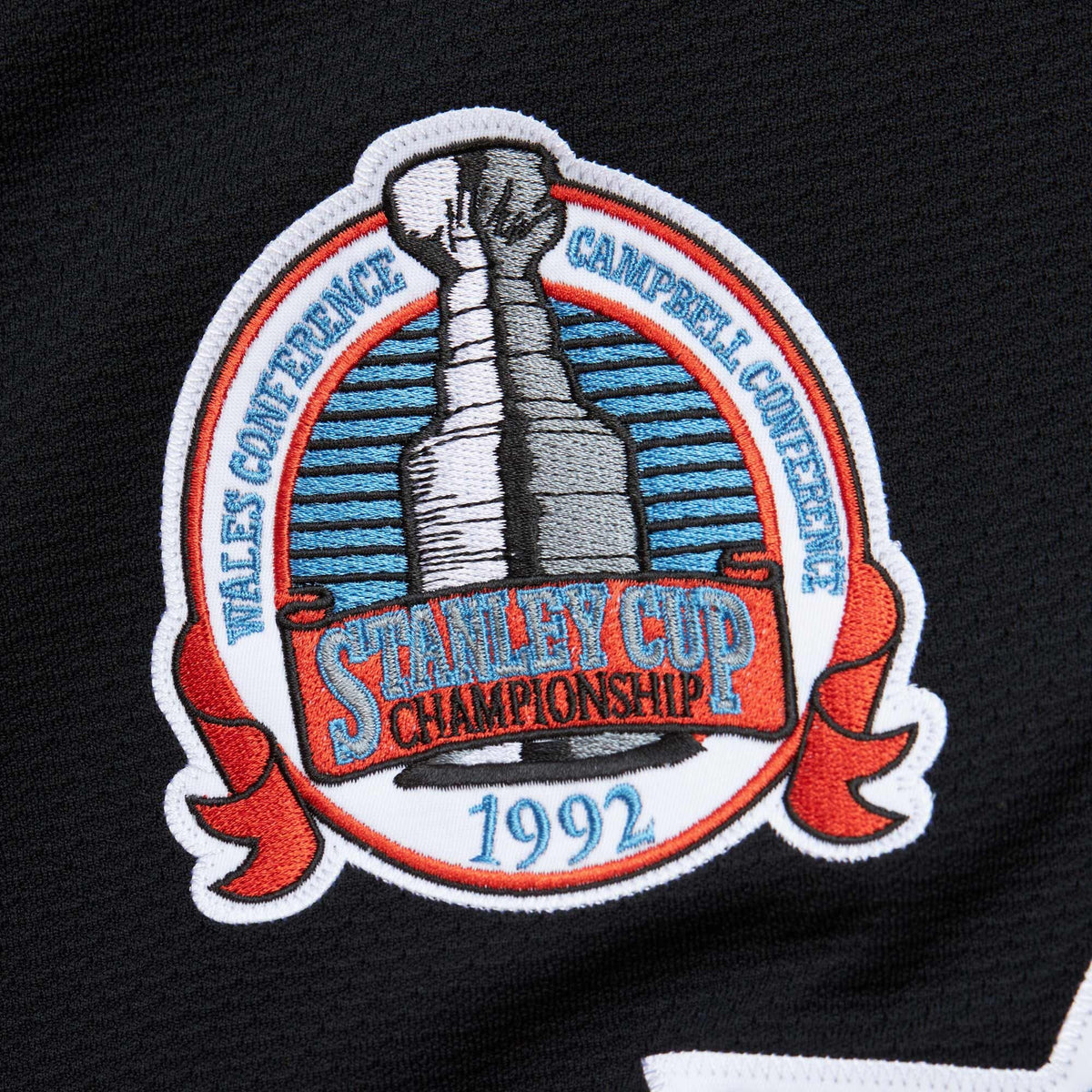 Pittsburgh Penguins Mario Lemieux Black 1991-92 Power Play Jersey