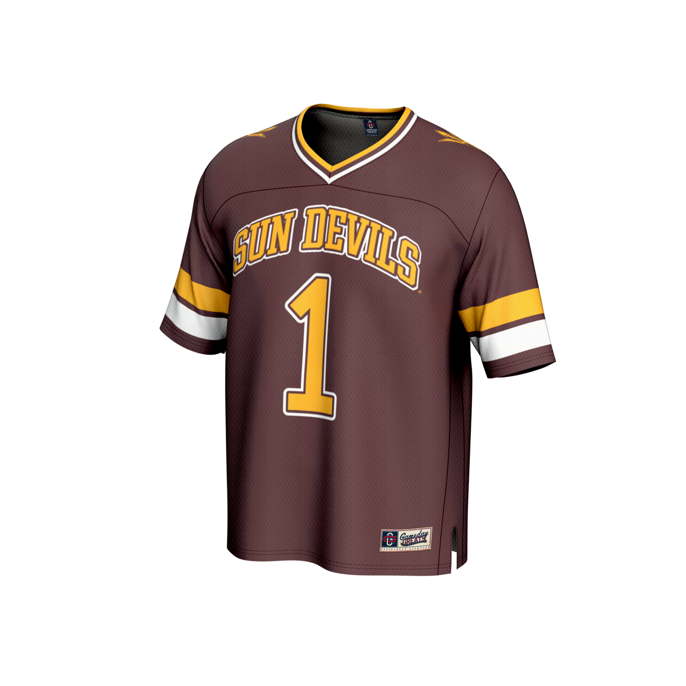 GameDay Greats Maroon #1 Arizona State Sun Devils Lightweight Collegiate Football Fashion Jersey