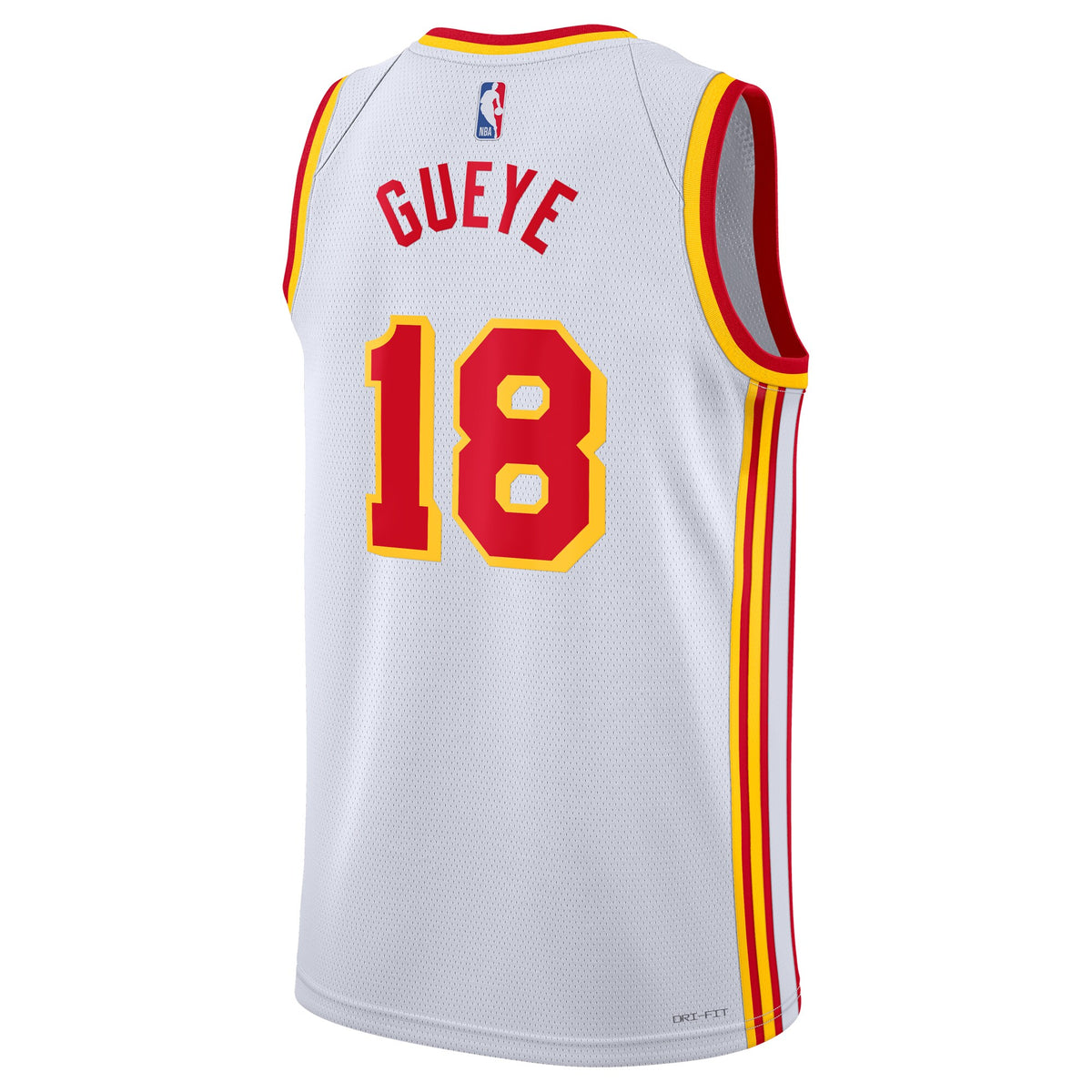 Atlanta Hawks Association Edition Swingman Jersey - White - Mouhamed Gueye -