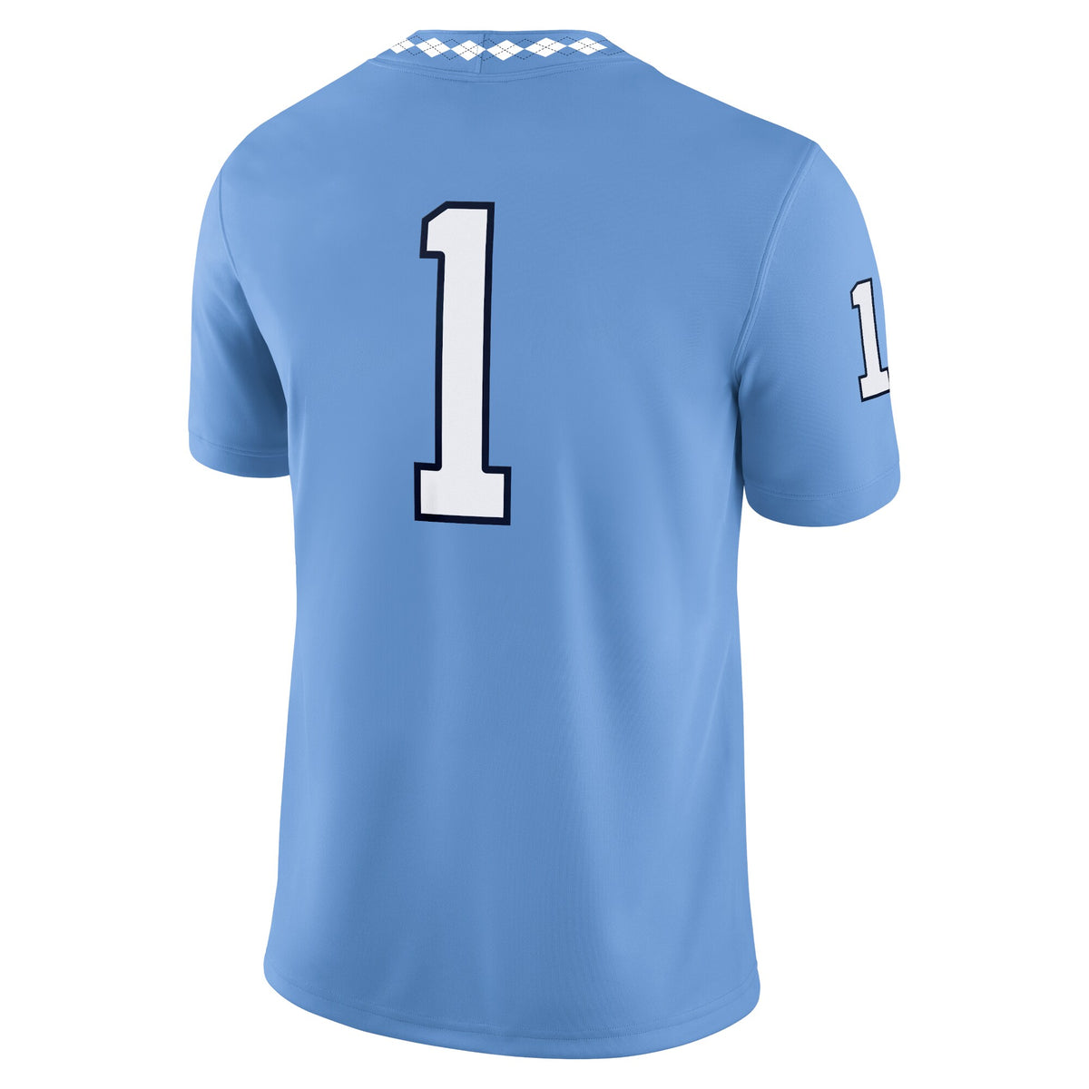 #1 North Carolina Tar Heels Jordan Brand Game Jersey - Carolina Blue