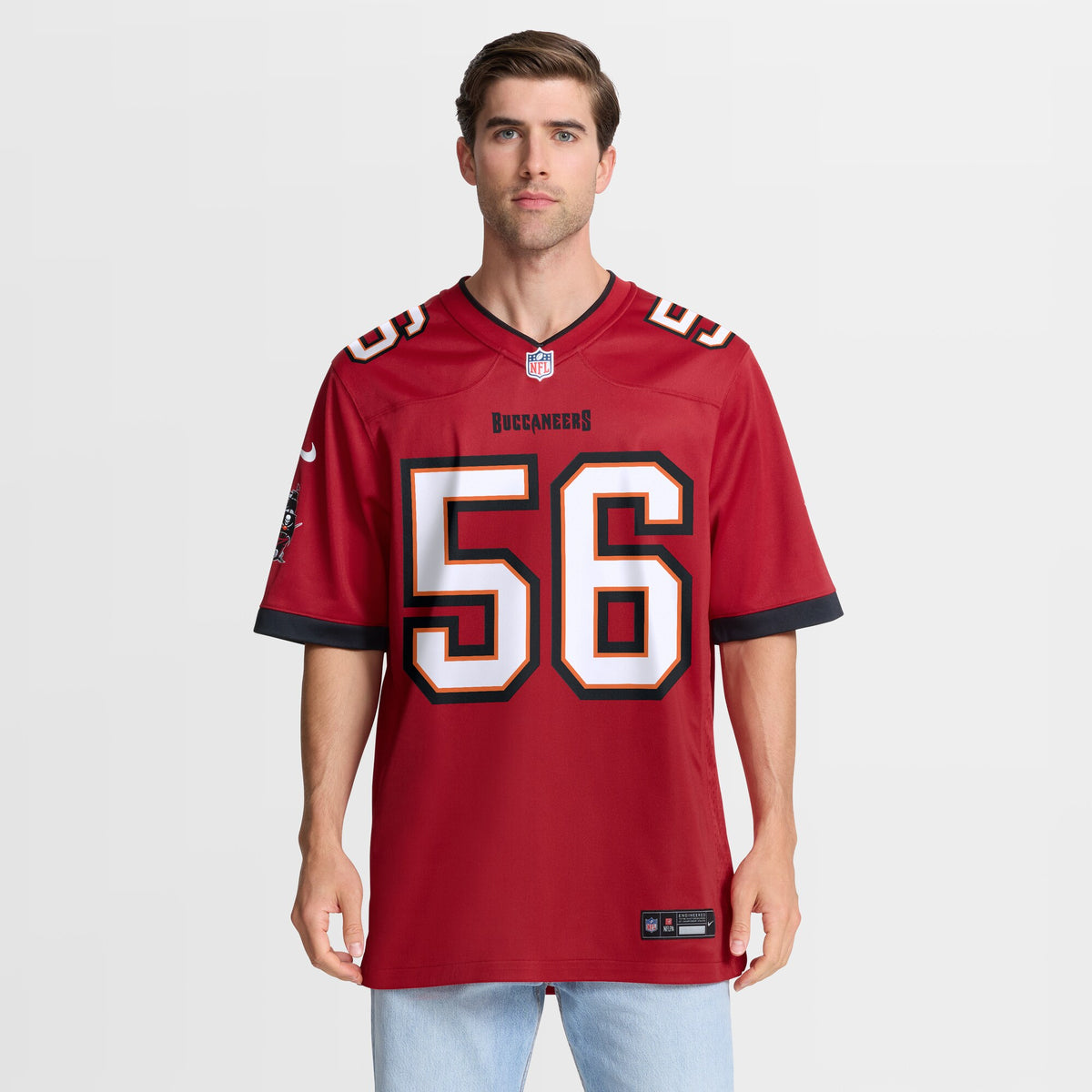 Tampa Bay Buccaneers Desmond Watson Red Team Game Jersey