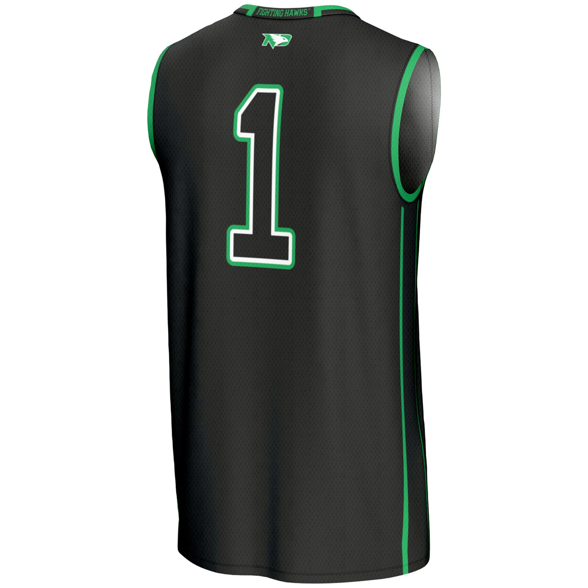 #1 North Dakota GameDay Greats Lightweight Basketball Fashion Jersey - Black