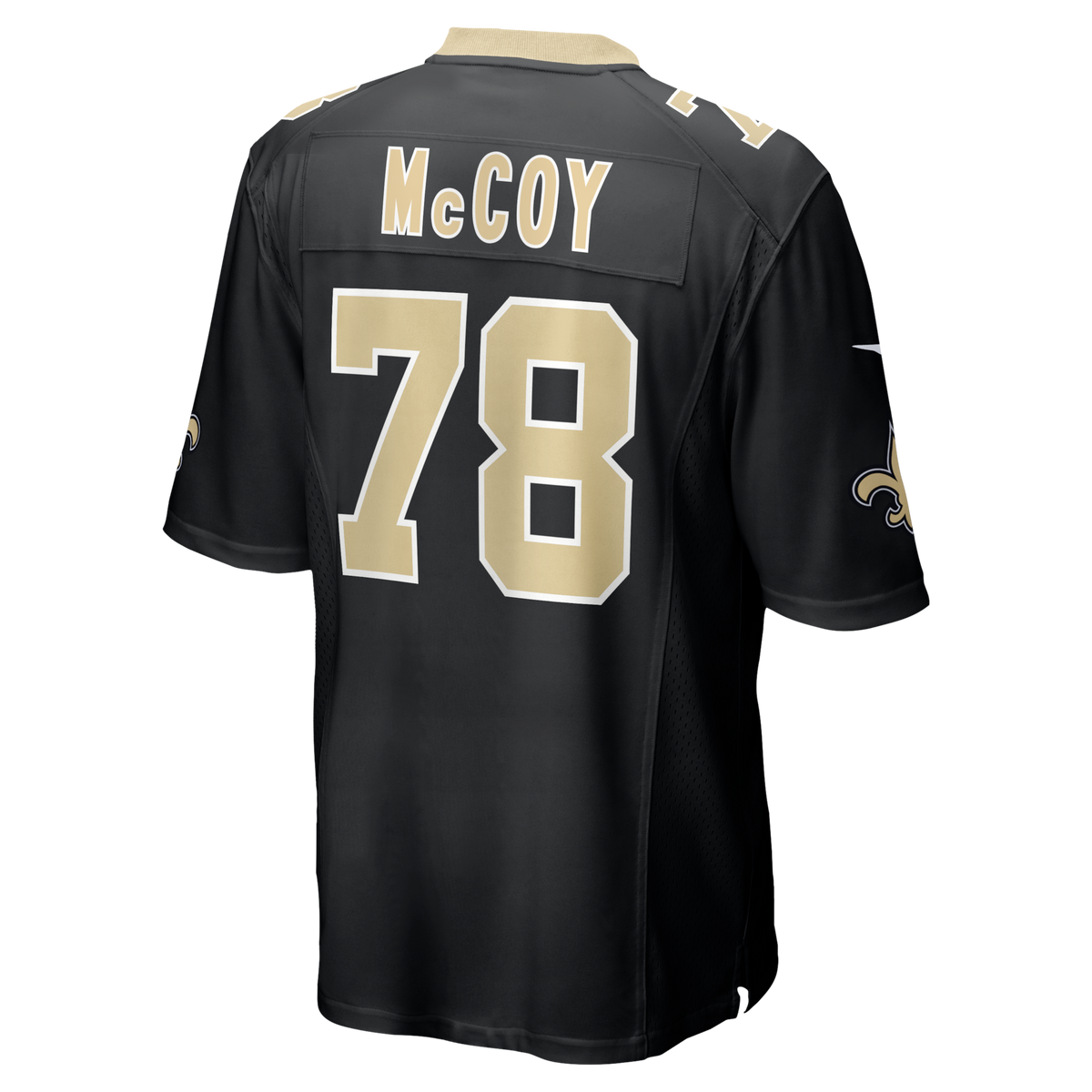 New Orleans Saints Erik Mccoy Black Game Jersey