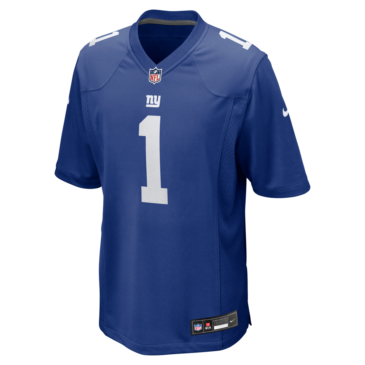 New York Giants Malik Nabers Royal Player Game Jersey
