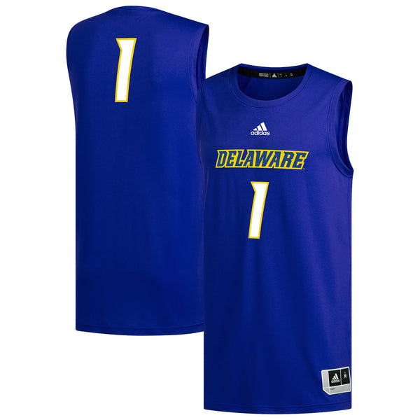 #1 Delaware Fightin' Blue Hens Replica Basketball Jersey - Royal