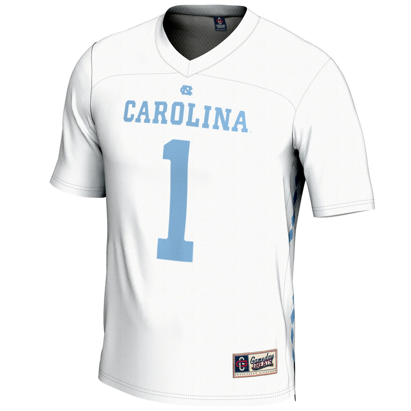 GameDay Greats #1 White North Carolina Tar Heels Lightweight Lacrosse Jersey