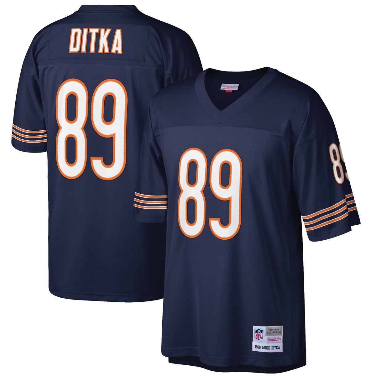Chicago Bears Mike Ditka Mitchell & Ness Navy Retired Player Legacy Replica Jersey