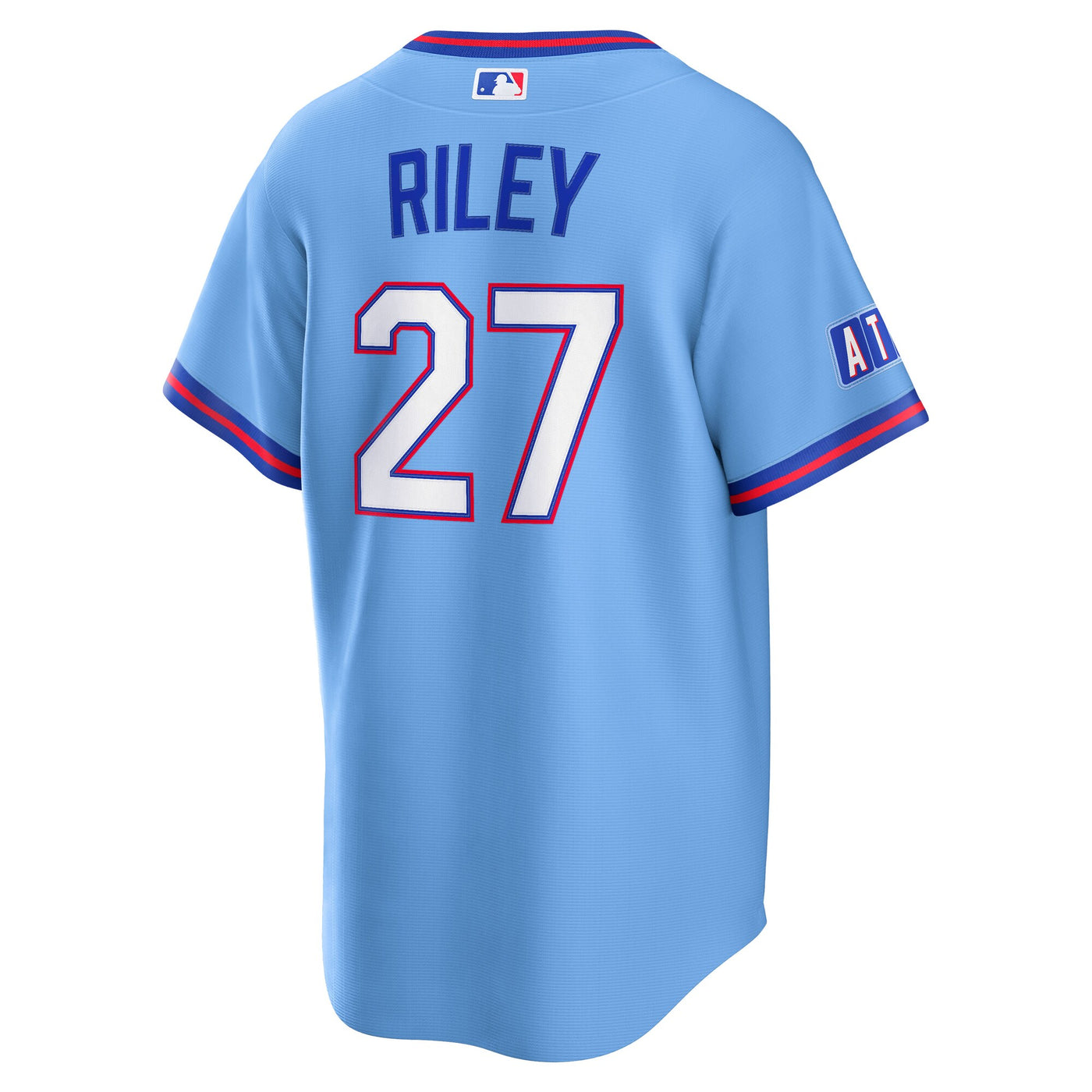 Atlanta Braves Austin Riley Nike Powder Blue 2026 City Connect Stadium Jersey