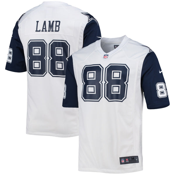 Dallas Cowboys CeeDee Lamb Nike White Alternate Game Team Jersey