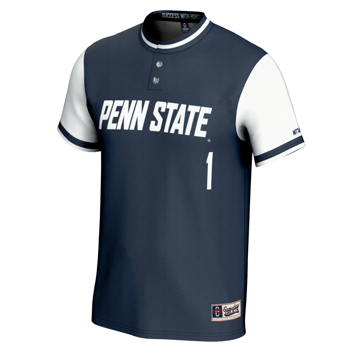 #1 Penn State Nittany Lions GameDay Greats Lightweight Softball Jersey - Navy