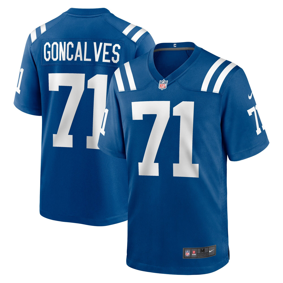 Indianapolis Colts Matt Goncalves Royal Game Jersey