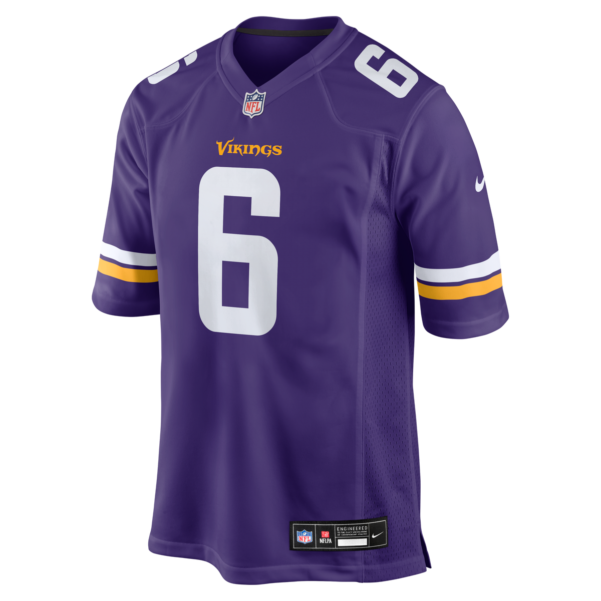 Minnesota Vikings Brian Asamoah II Purple Game Jersey
