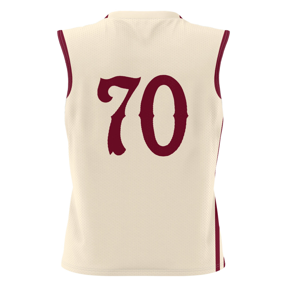 #70 Charleston Cougars GameDay Greats Lightweight Basketball Jersey - Cream