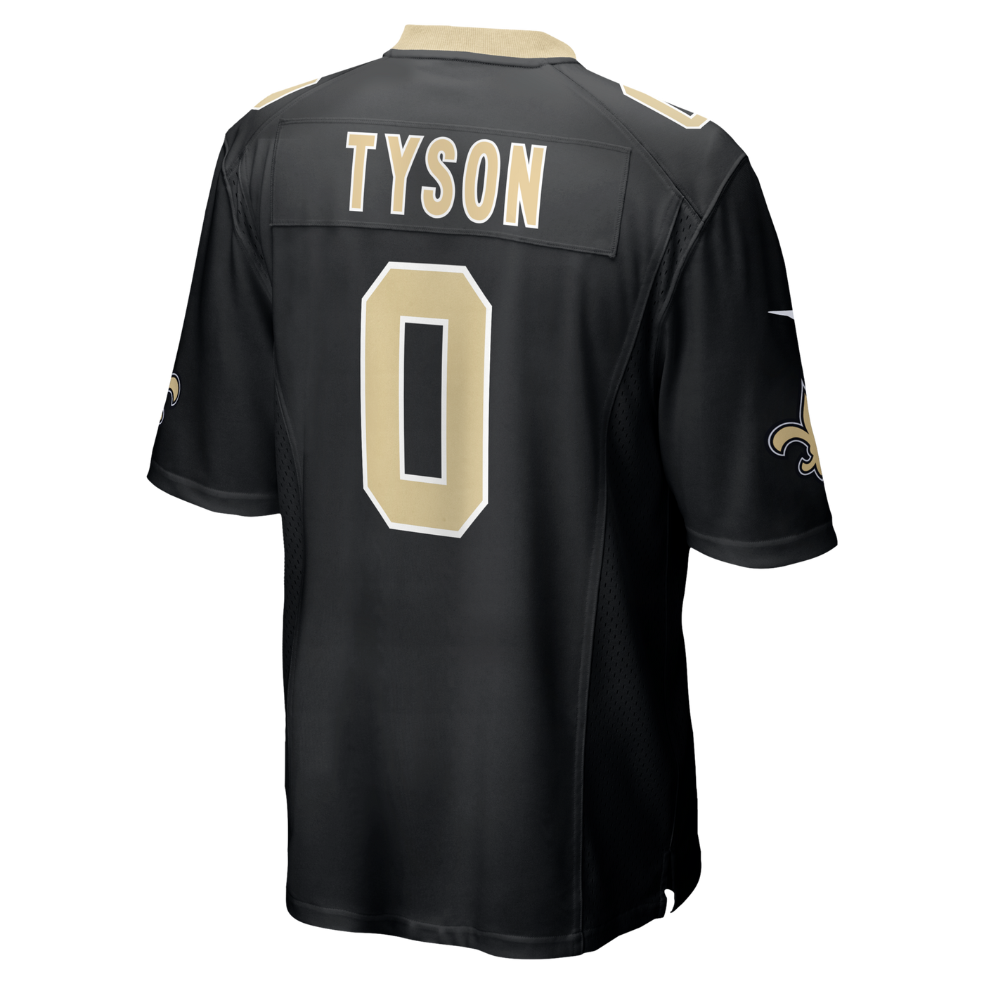 New Orleans Saints Jordyn Tyson Nike Black 2026 NFL Draft First Round Pick No. 8 Team Game Jersey
