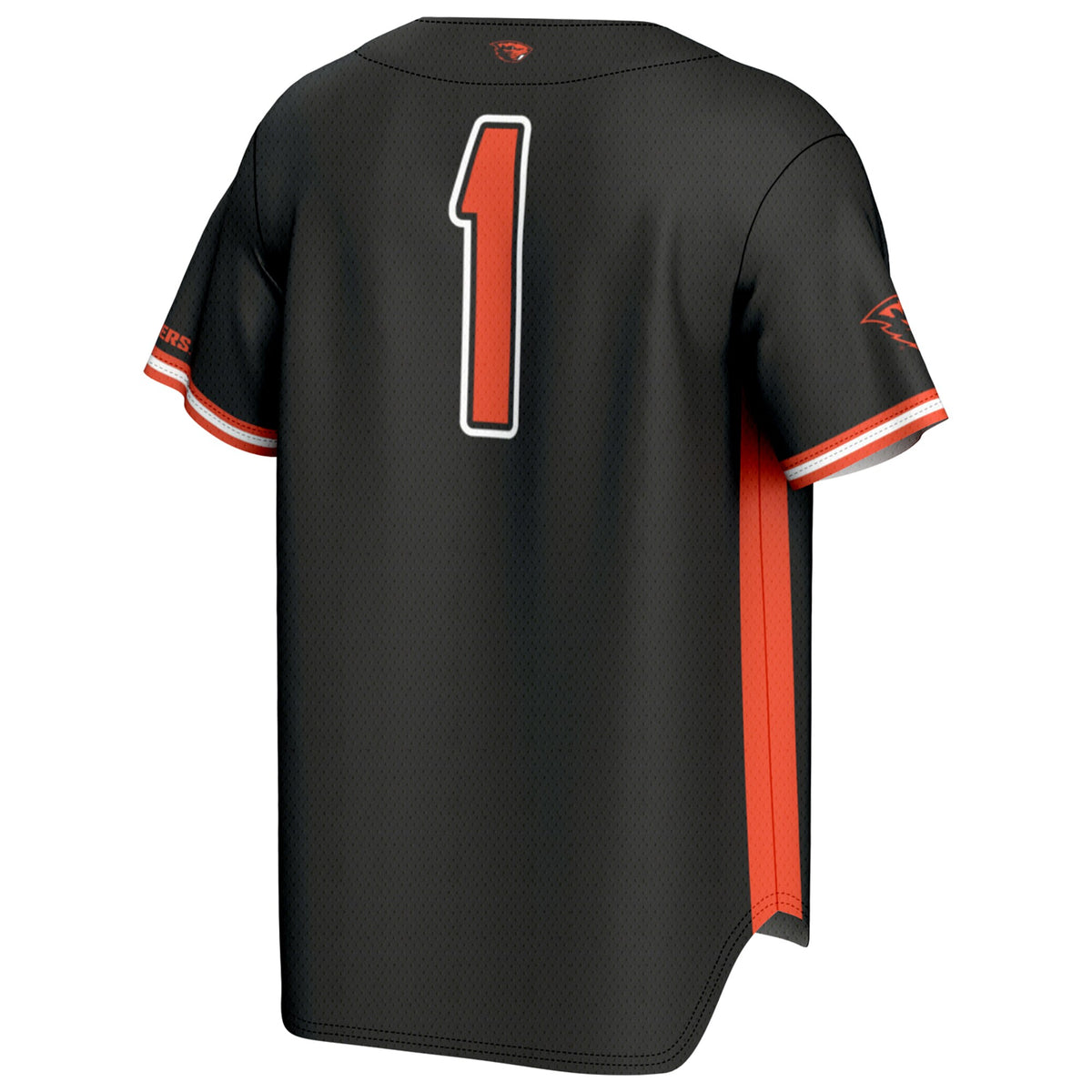 #1 Oregon State Beavers GameDay Greats Lightweight Baseball Fashion Jersey - Black
