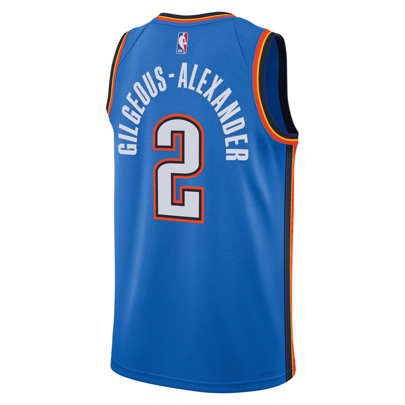 Oklahoma City Thunder Nike Icon Edition Swingman Jersey - Blue - Shai Gilgeous-Alexander