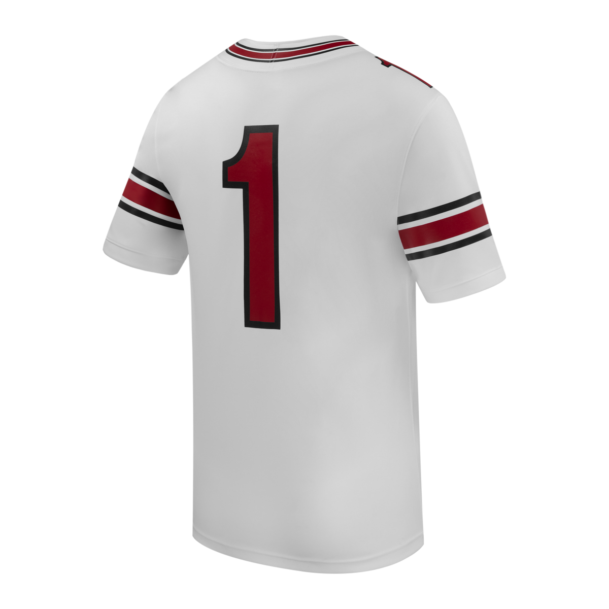 #1 South Carolina Gamecocks Road Replica Football Jersey - White