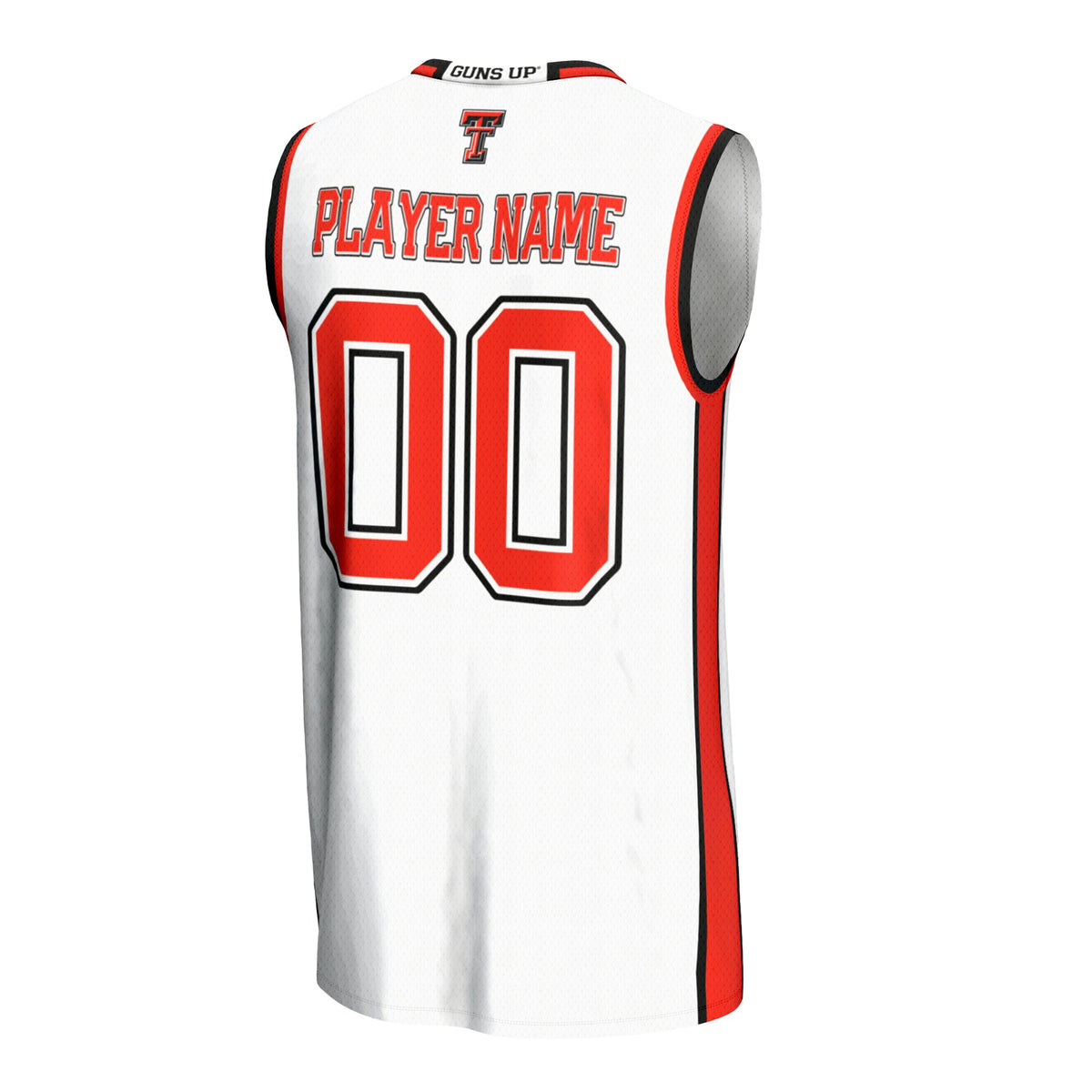 Texas Tech Red Raiders GameDay Greats NIL Pick-A-Player Lightweight Basketball Jersey - White