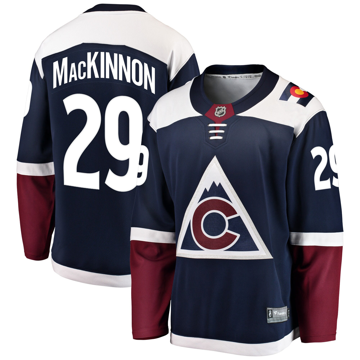 Colorado Avalanche Nathan MacKinnon Fanatics Navy Breakaway Jersey