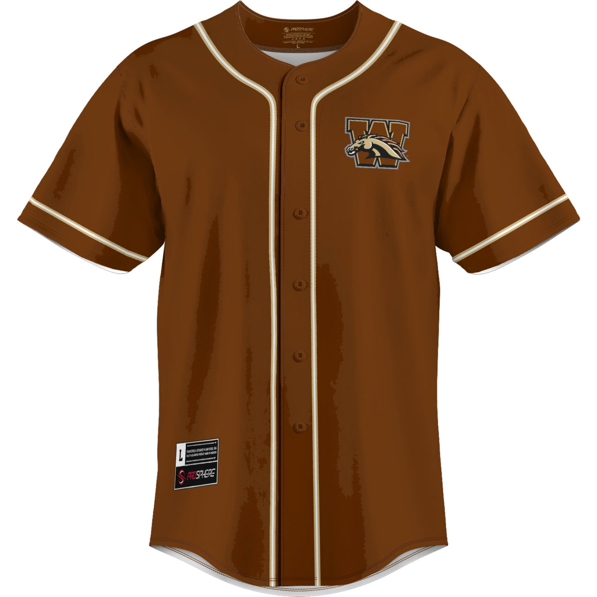 Western Michigan Broncos GameDay Greats Lightweight Baseball Jersey - Brown