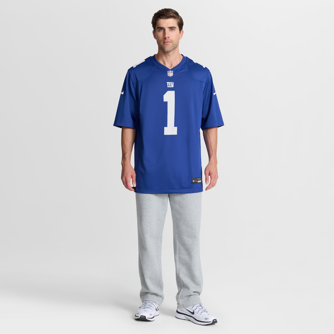 New York Giants Arvell Reese Nike Royal 2026 NFL Draft First Round Pick No. 5 Team Game Jersey