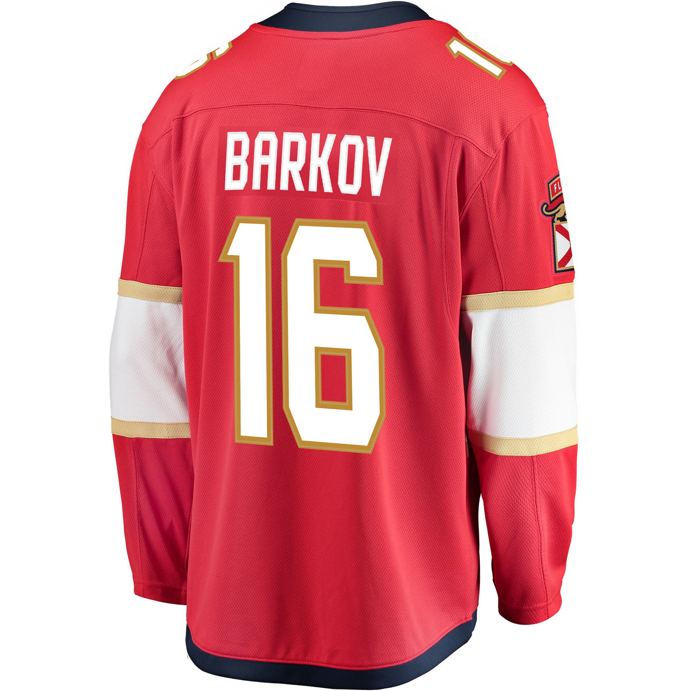 Florida Panthers Aleksander Barkov Fanatics Red Captain Patch Home Breakaway Jersey