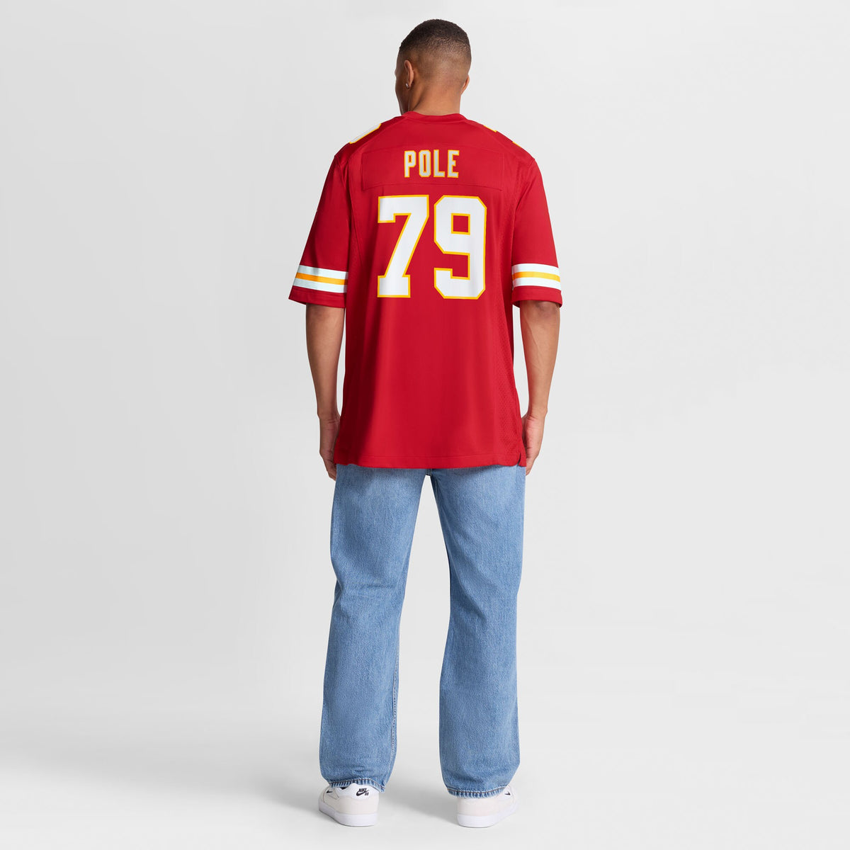 Kansas City Chiefs Esa Pole Red Team Game Jersey