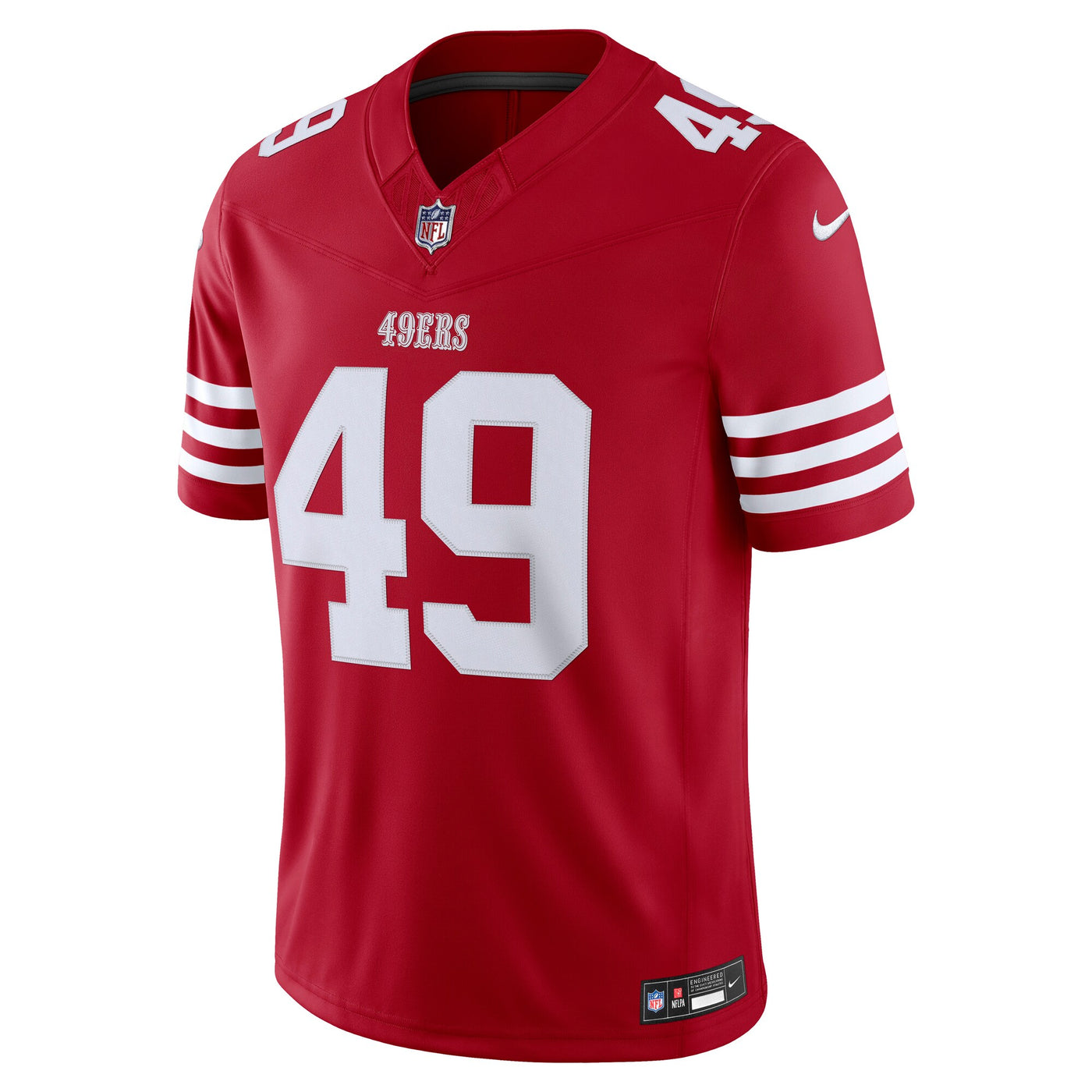 San Francisco 49ers The Faithful Nike Scarlet Team Vapor F.U.S.E. Stitched Limited Jersey