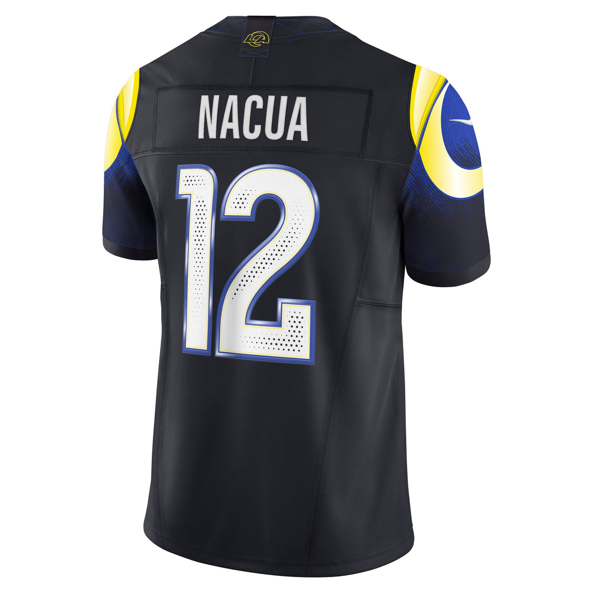 Los Angeles Rams Puka Nacua Midnight Blue 2025 Rivalries Collection Stitched Limited Jersey