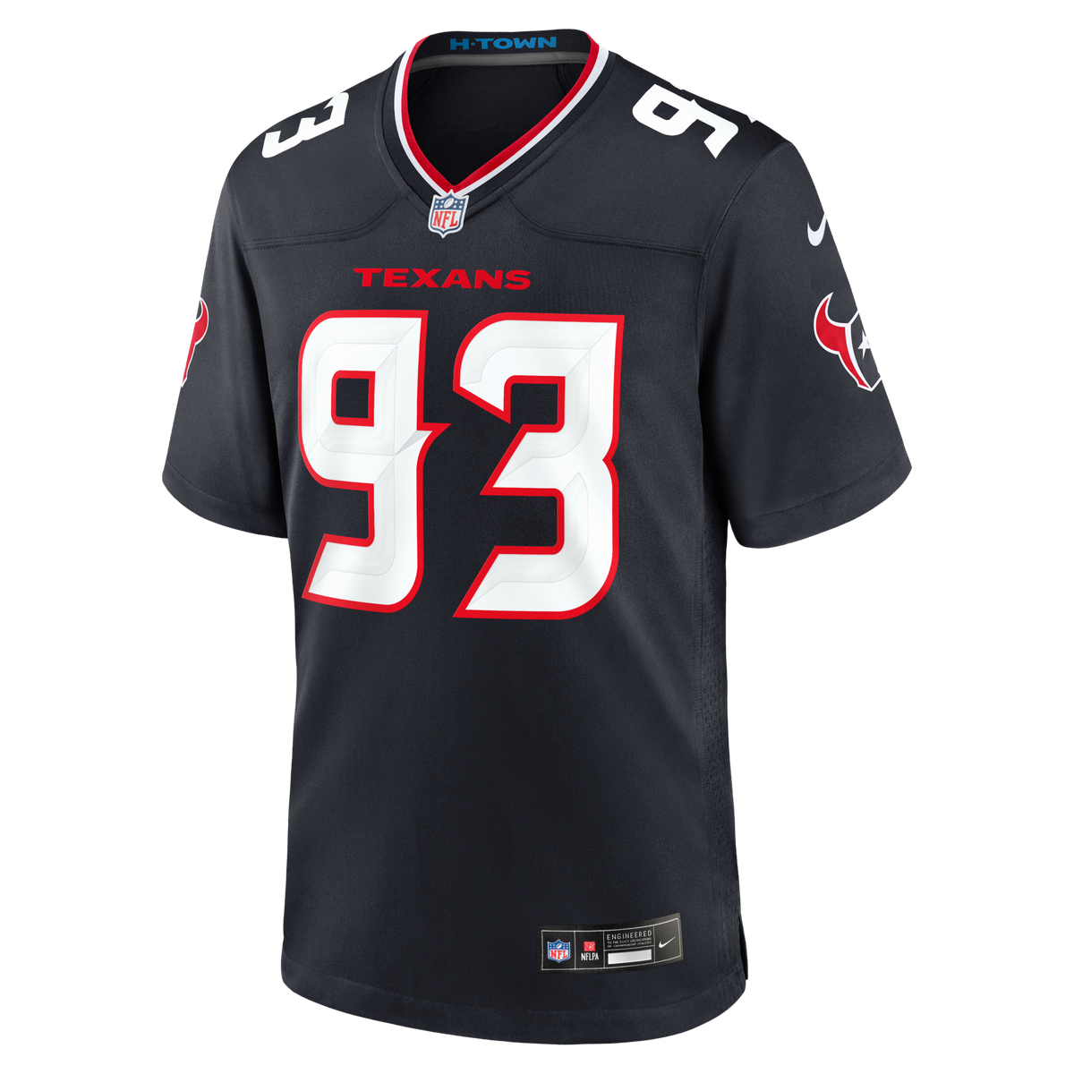 Houston Texans Kayden McDonald Navy Team Game Jersey