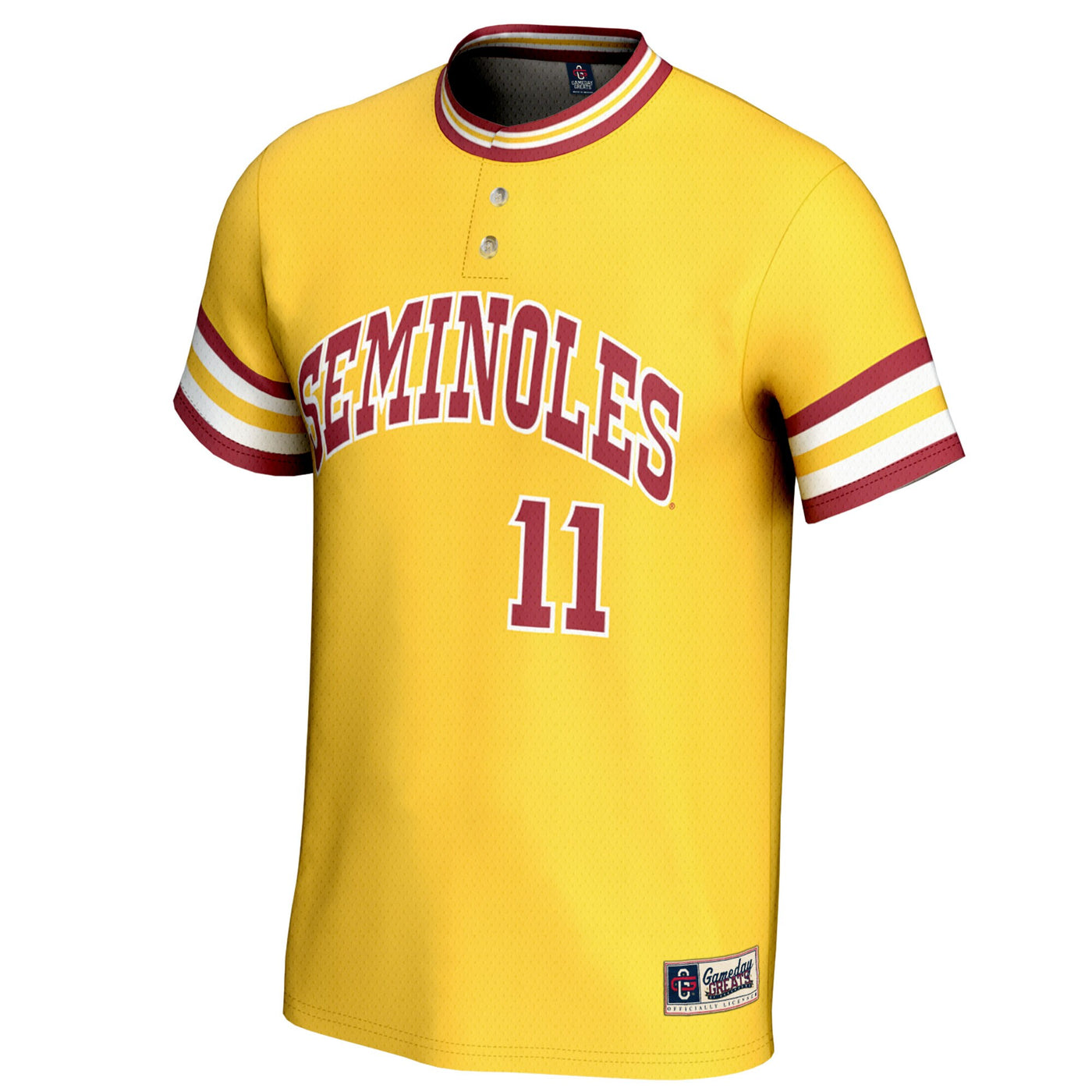 GameDay Greats Mike Martin Gold Florida State Seminoles Lightweight Baseball Jersey