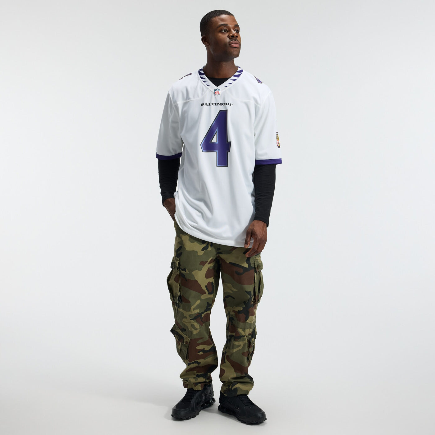 Baltimore Ravens Zay Flowers Nike White Game Jersey