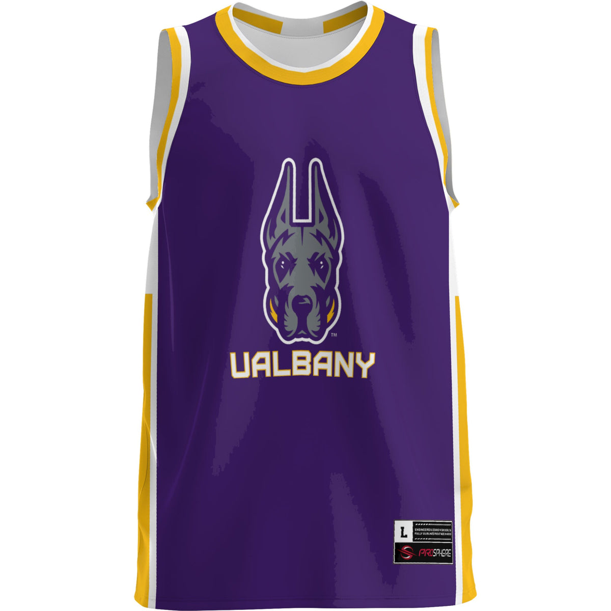 UAlbany Great Danes GameDay Greats Lightweight Basketball Jersey - Purple