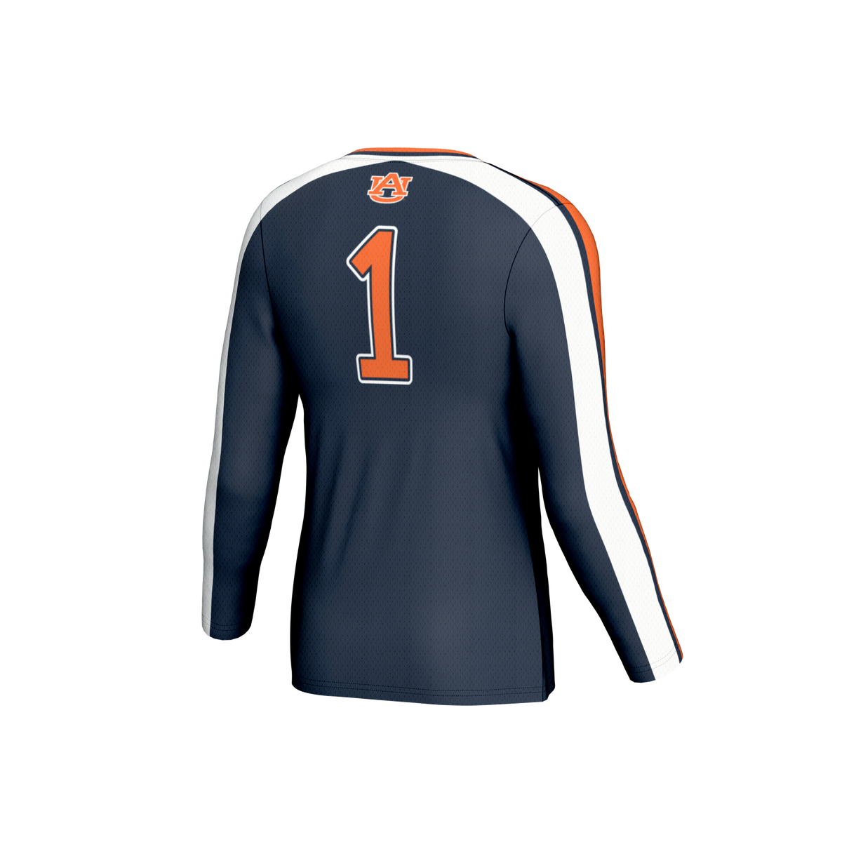 #1 Auburn Tigers GameDay Greats Lightweight Volleyball Fashion Jersey - Navy