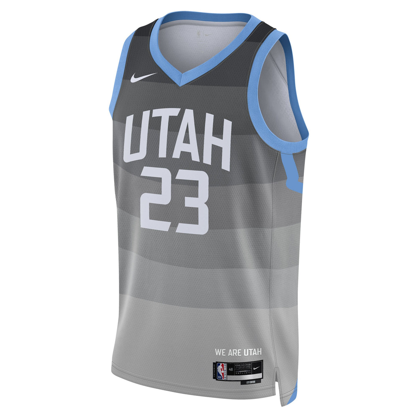 Utah Jazz Nike 2025/26 City Edition Swingman Jersey - Gray - Lauri Markkanen