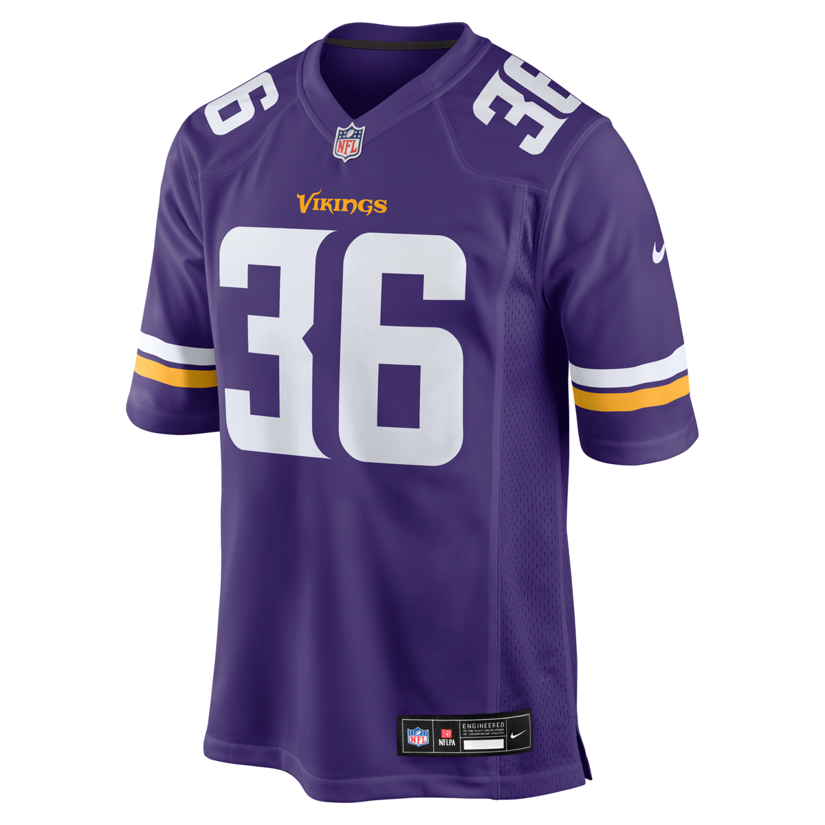 Minnesota Vikings Zavier Scott Purple Team Game Jersey