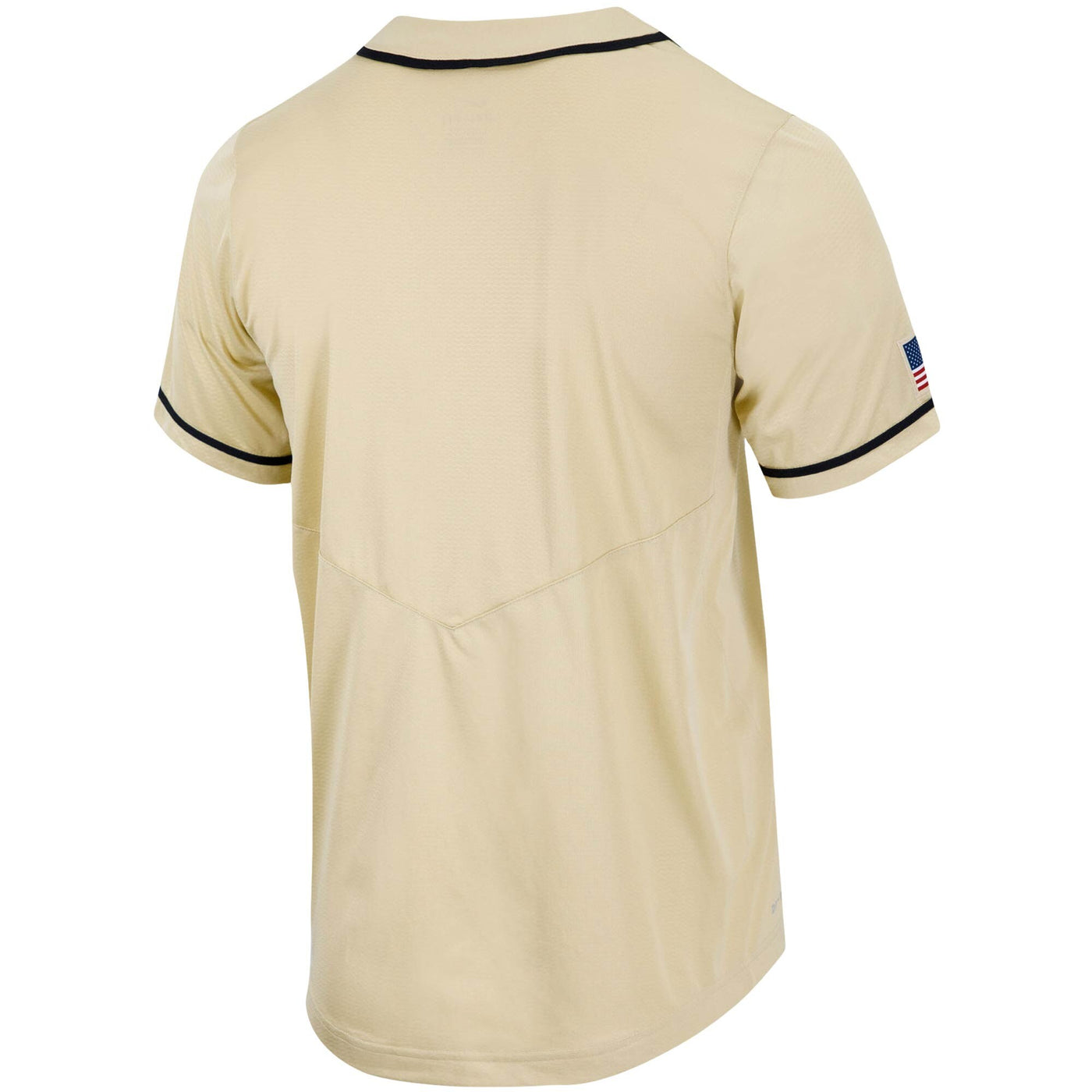 Nike Gold Army Black Knights Replica Full-Button Baseball Jersey