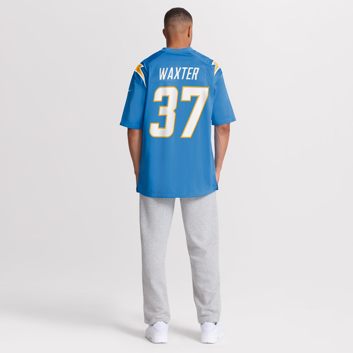 Los Angeles Chargers Isas Waxter Powder Blue Team Game Jersey